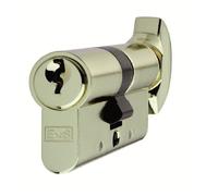 Contract Range 5 Pin Euro Cylinder and Turn Secure Door Lock Cylinder with Thumb Turn for Residential and Commercial Use (80mm)
