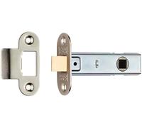 Contract Standard Tubular Latch Radius Door Latch -64mm & 76mm (Nickel Plate, 64mm)