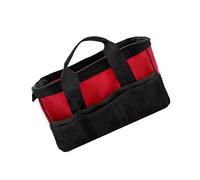 Contractor Grade Tool Organizers Bag Black Fabric Dustproof Construction for Professional Technicians Electrician Tool Pouches and Organizers
