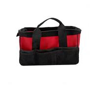 Contractor Grade Tool Organizers Bag Black Fabric Dustproof Construction for Professional Technicians Tool Bag Organizers