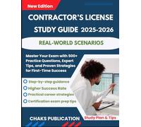 Contractor’s License Study Guide 2025-2026: Master Your Exam with 500+ Practice Questions, Expert Tips, and Proven Strategies for First-Time Success