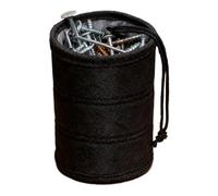 Contractor Tool Pouch, Belt Storage Bag, 4.3x6.1 Inches Nail and Screw Holder with Sturdy Fabric, Waist Organizer, Workshop Accessory with Sturdy Design, Tool Bag for Electricians Woodworkers