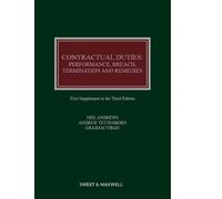 Contractual Duties: Performance, Breach, Termination and Damages (1st Supplement)