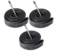 Contrast 700 x 18-25c Road Bike Inner Tubes (Set of 3) - Presta 80mm Long Valve