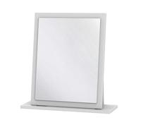 Trent Mirror In Dusk Grey & White (Ready Assembled)