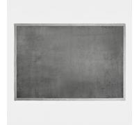 Contrast Border Non Slip Tufted Hallway Runner Rug Floor Carpet OHS Charcoal 120cm x 170cm