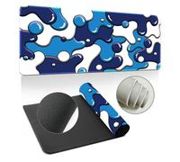 Contrast-colour fluid mouse pad Non-slip mouse pad Gaming mouse pad Suitable for home and office use (g,300mm*800mm*4mm)