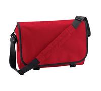 Contrast Detail Messenger Bag Bagbase Red One Size