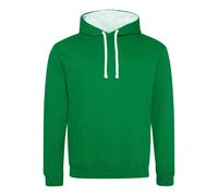 Contrast Hooded Sweatshirt Two Tone Varsity Pullover Hoodie Men Women AWDis