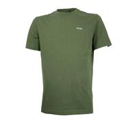 Contrast Logo Regular Fit Cotton Tee, male, Hugo, T-Shirts, Green, M, Tops M