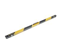 Contrast Peradon Halo Thin Cue Case for Snooker & Pool Cues - Black & Yellow Stripe