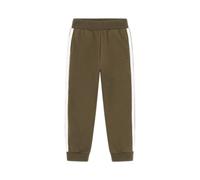 Contrast Side Bands Cotton Joggers- male- Roberto Cavalli- Sweatpants- Green- 6 Y- Kids 6 Y