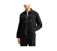 Contrast Stitch Jacket - male - Karl Lagerfeld - Denim Jackets - Black - M - Jackets M