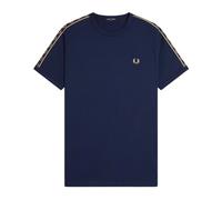 Contrast Tape Ringer T-Shirt - male - Fred Perry - T-Shirts - Blue - M - Tops M