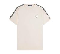 Contrast Tape Ringer T-Shirt - male - Fred Perry - T-Shirts - Pink - L - Tops L