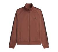 Contrast Tape Track Jacket- male- Fred Perry- Zip-throughs- Brown- M- Sweatshirts & Hoodies M