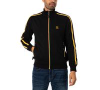 Trojan Contrast Zip Track top TC/1043 Black L