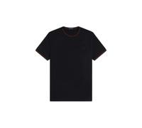 Contrast Trim Double Stripe T-Shirt Fred Perry Bleu 2XL