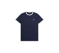 Contrast trim T-shirt with band Fred Perry Bleu S