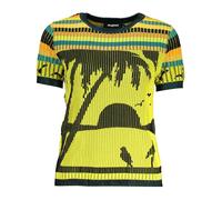 Contrasting Detail Short-Sleeved Shirt XL