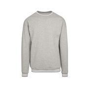 Contrasting sweatshirt Build Your Brand College Gris M