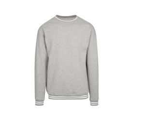 Contrasting sweatshirt Build Your Brand College Gris M
