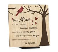 CONTRAXT Sympathy Gifts for Loss of Mother. In loving memory greeting card gifts In Remembrance In Memory Of Mom Memorial Sympathy Bereavement Condolence Gifts For Loss Of Mother Sign