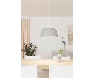CONTRISA Single Pendant Light - Grey Ø38cm E27