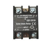 Control AC SSR Solid State Relay 220v Module 24-480VAC Load 3-32VDC Input 10A 25A 40A 50A 60A 80A 100A 120A(SSR-120DA (120A))