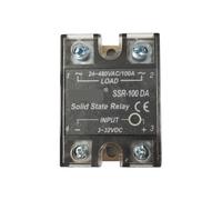 Control AC SSR Solid State Relay 220v Module 24-480VAC Load 3-32VDC Input 10A 25A 40A 50A 60A 80A 100A 120A(SSR-100DA (100A))