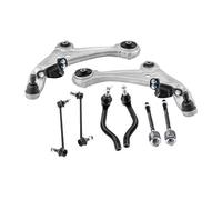 Control arm 8x Control Arms Suspension Kit, Tie Rods & Compatible For Sway Bar Ends Compatible For Nissan Altima 2007-2012