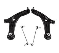 Control Arm Bar Links Compatible With For Fiesta MK7 2008 2009 2010 2011 2012 2013 2014 2015 2016 4pcs Front Suspension Wishbone Control Arms Drop Links Kit D65134350