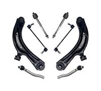 Control Arm Bar Links Compatible With For Sentra For NV200 2013 2014 2015 2016 2017 2018 2019 Front Lower Control Arm Suspension Outer Inner Tie Rod Sway Bar