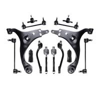 Control Arm Bar Links Compatible With Hyundai For Elantra 2007 2008 2009 2010 2011 2012 14pcs Car Front Lower Control Arm Ball Joint Tie Rod End Boots Set K641580 K641581