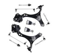 Control Arm Kit Compatible With Accord 2013 2014 2015 2016 2017 Front Control Arm Ball Joint Tie Rod End Sway Bar Link Suspension Arms Kit K642517 K642509