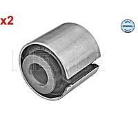 Control Arm Mounting Bush Rear Axle x2 MEYLE Fits OPEL Insignia A 08-17 423698