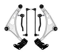 Control Arm Sway Bar Compatible With Acura For MDX 2014 2015 2016 2017 2018 2019 2020 6Pcs Front Lower Control Arm Sway Bar Link Tie Rod MS601229 MS601230