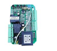Control Board For AC Sliding Gate Opener AC Sliding Gate Opener Motor Control Unit PCB Controller Circuit Board Electronic Card Plate PY600ACL SL1500A for Factories, Schools, Residences(1 board 2 key)