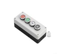 Control Box Push Button Switch 22mm with Waterproof Connector and Dustproof Design for Reliable Operation, 1NC+1NO Contact, Rated Voltage Above 440V (2)