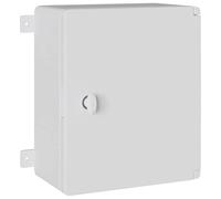 Control Cabinet Grey ABS Plastic 37 x 16.5 x 35 cm, Cable Housing for Electrical Installation, Distribution Box with Robust Housing for Workshop, Garage, Outdoor Use