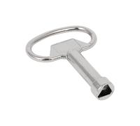 Control Cabinet Key - Triangular Utility Tool, Portable Plumber Wrench | Multifunction Design Opens Electrical Meter Boxes, Valves, Cabinets, Units
