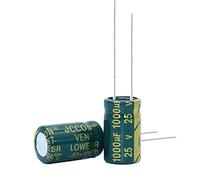 Control circuit 10pcs High Frequency Low Resistance Aluminum electrolytic Capacitor 25v1000UF 1000uf25v Volume: 10x17