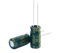 Control circuit 10pcs High Frequency Low Resistance Aluminum electrolytic Capacitor 35V330UF 330uf35v Volume: 8x16 10x13 (Size : 8x16)