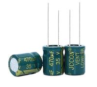 Control circuit 10pcs High Frequency Low Resistance Aluminum electrolytic Capacitor 35V470UF 470uf35v Volume: 8x16 10x13 10x17 (Size : 10x17)