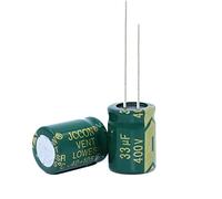 Control circuit 10pcs High Frequency Low Resistance Aluminum electrolytic Capacitor 400v33UF 33uf400v Volume: 13x17 16x20 (Size : 16x20)