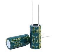 Control circuit 10pcs High Frequency Low Resistance Aluminum electrolytic Capacitor 50v470UF 470uf50v Volume: 10x20