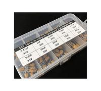 Control circuit 10values 100pcs 35V 0.47uF 1uF 2.2uF 3.3uF 4.7uF 6.8uF 10uF 22uF 33uF 47uF Tantalum Capacitor Assorted kit with Storage Box