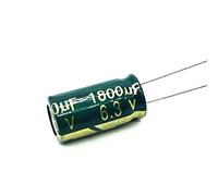 Control circuit 12pcs 6.3V 1800UF 8 * 16MM Low ESR/Impedance High Frequency Aluminum Electrolytic Capacitor 1800UF 6.3V