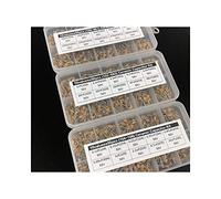 Control circuit 1500pcs 30Valuesx50 10pF~10uF Multilayer/Monolithic Ceramic Capacitor Assorted kit with 3 Storage Box