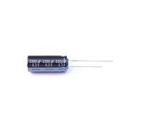 Control circuit 2 Pcs Leaded Aluminum Electrolytic Capacitor 3300uF 6.3V Radial 10x25mm